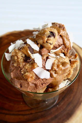 Keto Chocolate Chip Cookie Dough Ice Cream