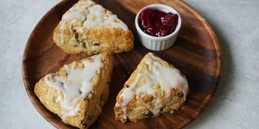 CURRANT MEYER LEMON SCONES