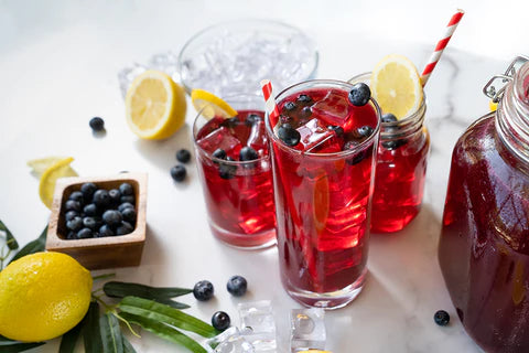BLUEBERRY LEMONADE: NO ADDED SUGAR!