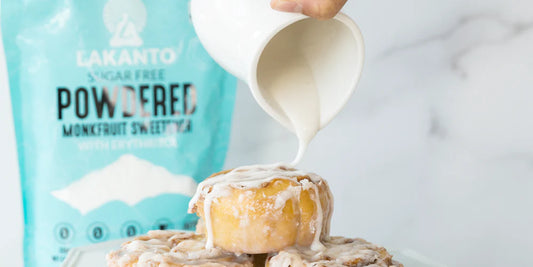 EASY VANILLA GLAZE ICING (JUST 3 INGREDIENTS + SUGAR-FREE)