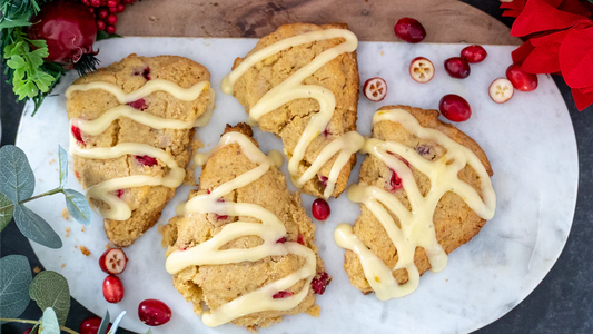 CHEF VANESSA MUSI’S CRANBERRY ORANGE SCONES