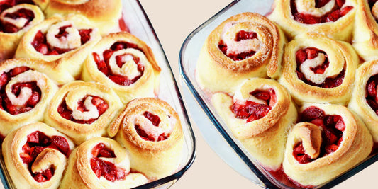 NO SUGAR ADDED, PEANUT BUTTER & JELLY CINNAMON ROLLS