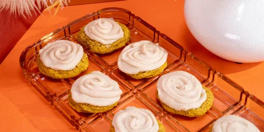 SUGAR-FREE PUMPKIN COOKIES WITH MAPLE FROSTING