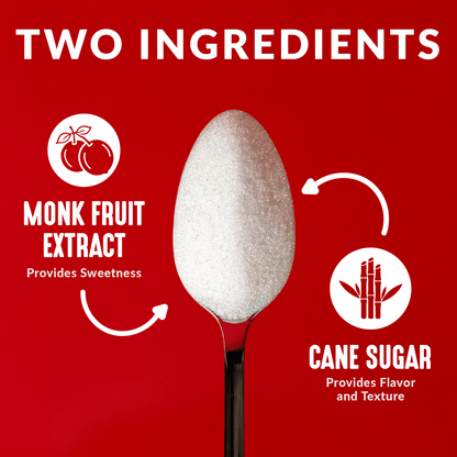 Cane Sugar with Monkfruit (1 lb)