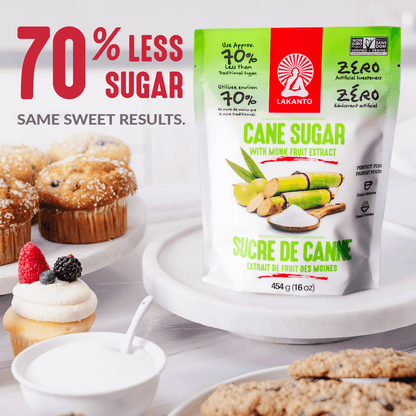 Cane Sugar with Monkfruit (1 lb)