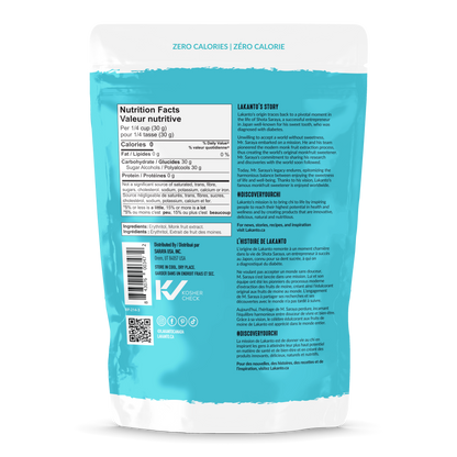 L’édulcorant Monkfruit avec érythritol- substitut du sucre en poudre 