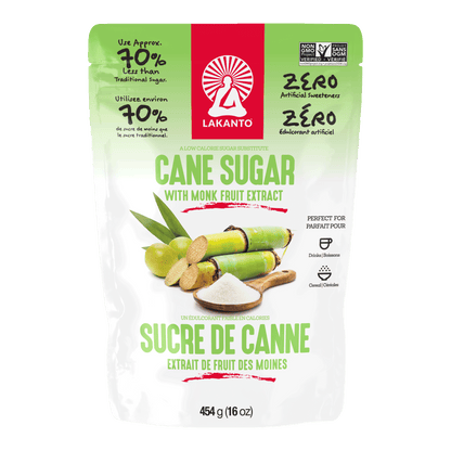 Cane Sugar with Monkfruit (1 lb)