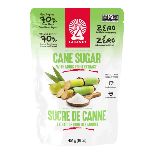 Cane Sugar with Monkfruit (1 lb)