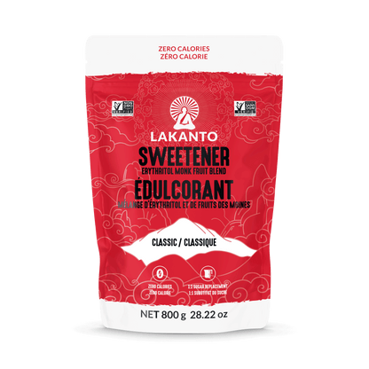 Classic Monk Fruit Sweetener with Erythritol - White Sugar Substitute